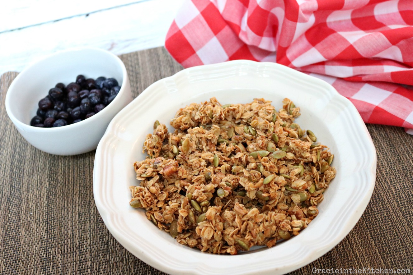 Amazing Granola with Coconut recipe by Gracie in the Kitchen! 