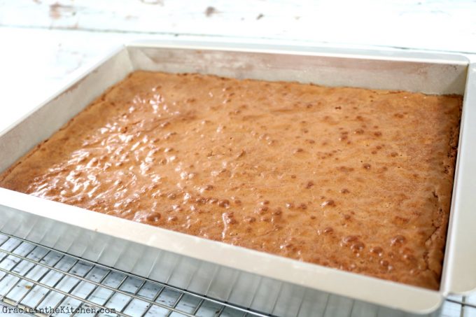 Brownies in the pan