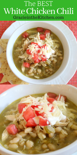 Easy and Delicious White Chicken Chili Recipe by Gracie in the Kitchen