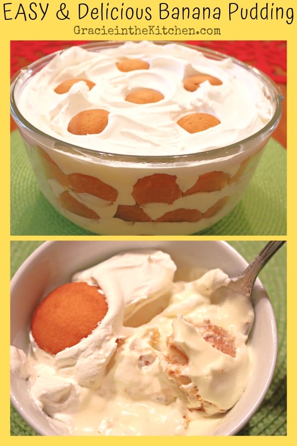 This Easy and Delicious Banana Pudding recipe is the BEST!