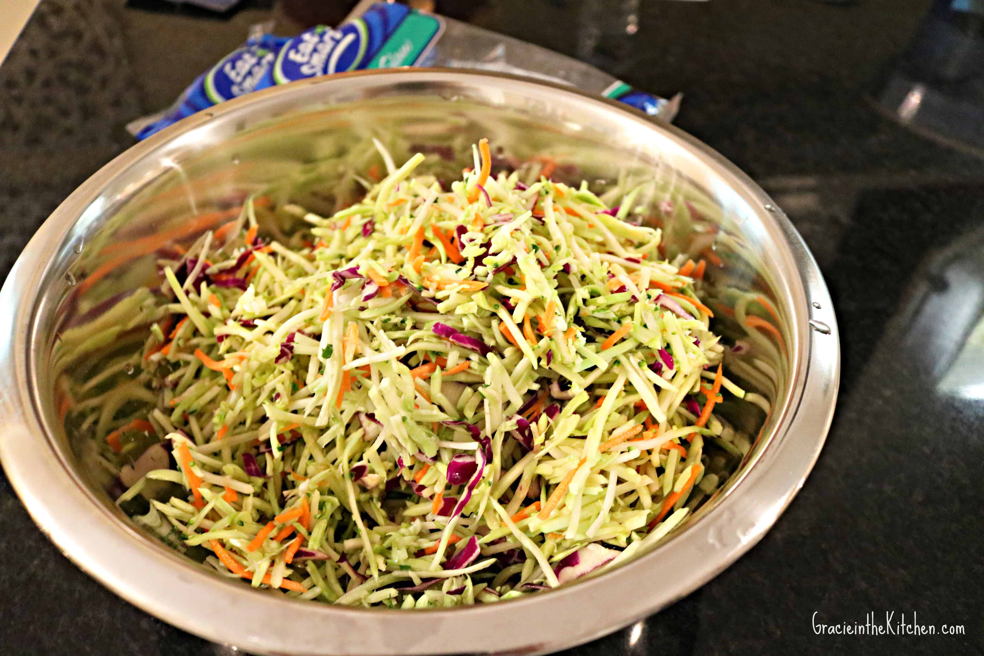 This delicious Broccoli Slaw Recipe is the BEST! So flavorful and simple to make!