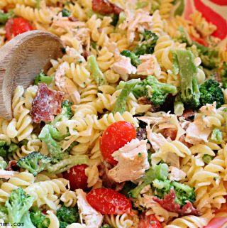 Chicken and Bacon Pasta Salad with Ranch