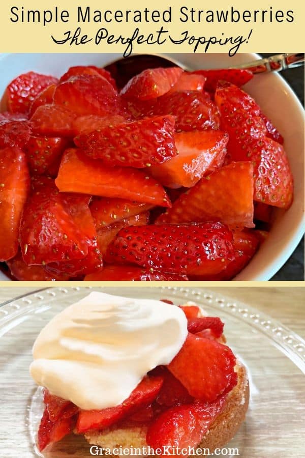 Simple Macerated Strawberries
