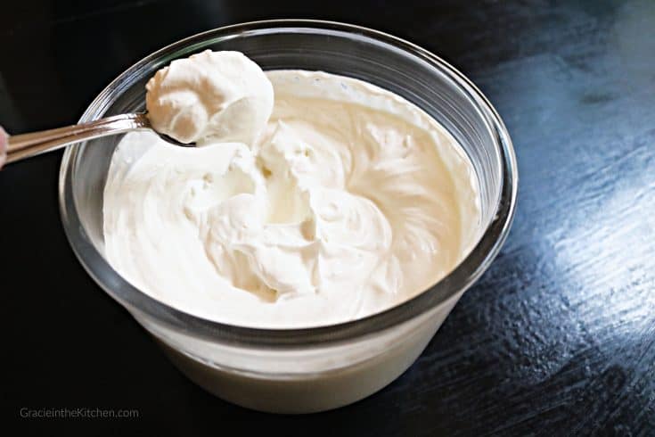 Homemade Sweetened Whipped Cream is so easy and delicious!