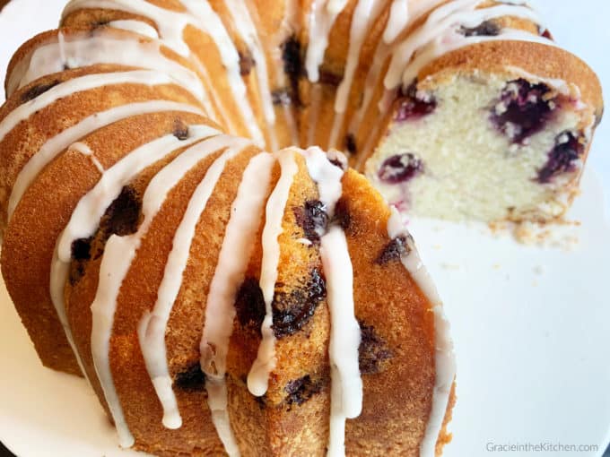 This Lemon Blueberry Pound Cake recipe is the best!